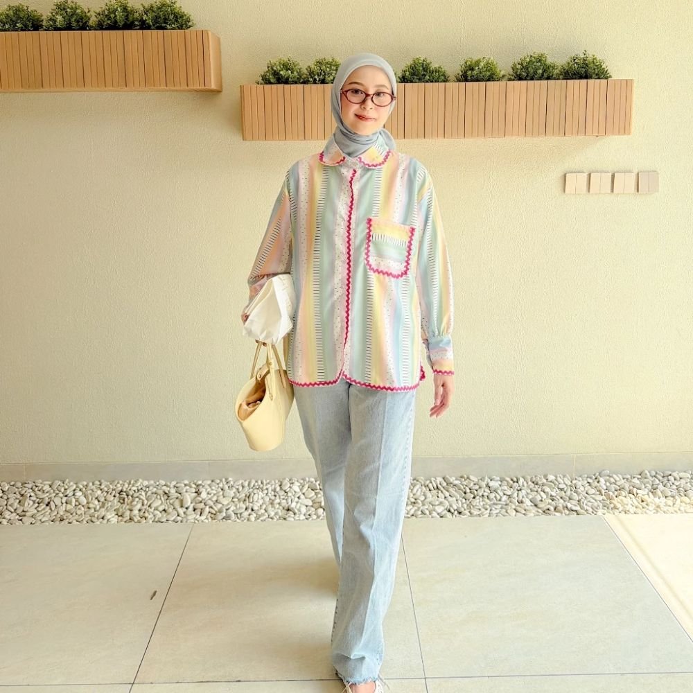 PRE ORDER | Colourful Oversize Shirt - CULTLABEL